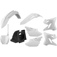 Polisport Yamaha YZ125-250 02-20 White Restyle Plastics Kit