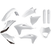 Polisport Gas Gas EC 250-350 21-23 White Plastics Kit