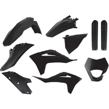 Polisport Gas Gas EC 250-350 21-23 Black Plastics Kit