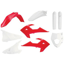 Polisport Gas Gas 18-20 Rieju 21-24 Red/White Plastics Kit