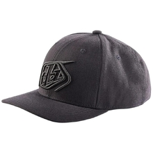 Troy Lee Designs Crop Grey/Charcoal Curved Snapback