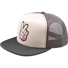 Troy Lee Designs Peace Out Vintage White/Carbon Trucker Hat