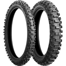 Bridgestone M203 60/100-14 Soft/Intermediate Front Tyre M204 80/100-12 Soft/Intermediate Rear Tyre Set