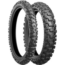 Bridgestone X40 110/100-18 & 80/100-21 Hard Tyre Set