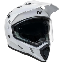 Nitro MX780 Gloss White Adventure Helmet