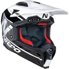Nitro MX710 Onyx White/Grey Helmet
