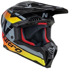 Nitro MX710 Onyx-Q2 Yellow/Red Kids Helmet