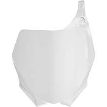 Acerbis Yamaha YZ125/250 06-14 YZ250/450F 06-09 White Front Number Plate