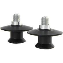 La Corsa 6mm Black Curved Swingarm Rear Stand Pick Up Knob