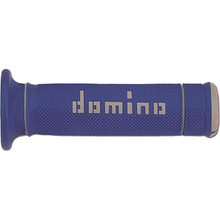Domino A240 Trials Blue/White Slim Grips