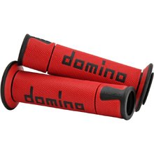 Domino A450 Red/Black Road Grips