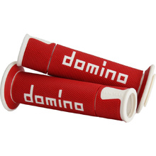 Domino A450 Red/White Road Grips