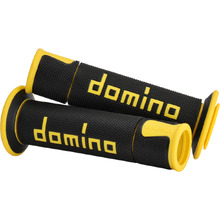 Domino A450 Black/Yellow Road Grips