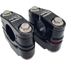 MSC Moto Apex Black Anti-Vibration Bar Mounts
