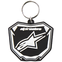 Alpinestars Plate Black/White Key Ring
