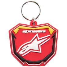 Alpinestars Plate Red/Yellow/Black Key Ring