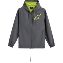 Alpinestars Speeder Chromium Charcoal/Hi-Vis Yellow Windbreaker Jacket