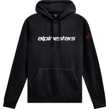 Alpinestars Linear Wordmark V3 Black/White/Red Hoodie