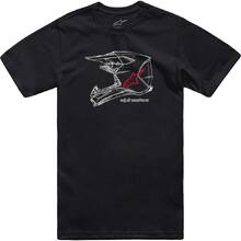 Alpinestars MX Helmet Black Tee