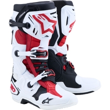 Alpinestars 2027 Tech 10 White/Black/Bright Red Boots