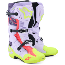 Alpinestars 2027 Tech 10 Supervented Purple/Flo Yellow/Diva Pink Boots