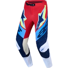 Alpinestars 2027 Supertech Dyna Fire Red/White/Navy Blue Pants