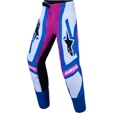 Alpinestars 2027 Supertech Maven Hot Coral/Blithe Blue/White Kids Pants