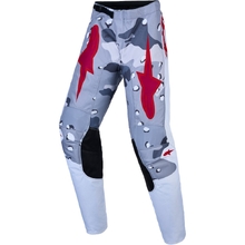 Alpinestars 2027 Fluid Lone Grey Camo/White/Fire Red Kids Pants