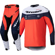Alpinestars 2027 Pro-Dura Navy/Hot Orange/White Off-Road Gear Set