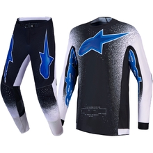 Alpinestars 2027 Supertech Hiten AFD Black/Lilac/Blithe Blue Gear Set