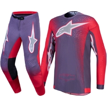 Alpinestars 2027 Supertech Hiten AFD Greystone/Red/Lilac Gear Set