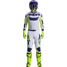 Alpinestars 2026 Racer Air Riway Light Grey/Flo Yellow/Blue Gear Combo