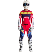 Alpinestars 2027 Supertech Dyna Fire Red/White/Navy Blue Gear Combo