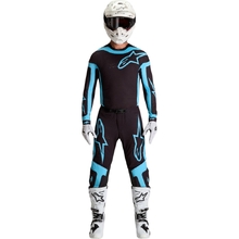 Alpinestars 2027 Supertech Vesta Black/Turquoise Gear Combo