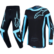 Alpinestars 2027 Supertech Vesta Black/Turquoise Gear Set