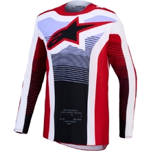 Alpinestars 2027 Techstar Maven Fire Red/White/Lavender Jersey