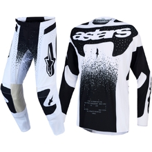 Alpinestars 2027 Techstar Swan White/Black Gear Set