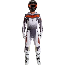 Alpinestars 2027 Techstar Swan Lilac/Grey/Flo Red Gear Combo