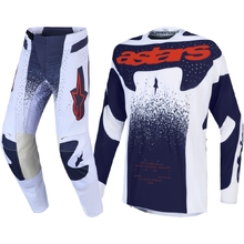 Alpinestars 2027 Techstar Swan Lilac/Grey/Flo Red Gear Set