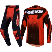 Alpinestars 2027 Techstar Swan Cardinal Red/Black/White Gear Set