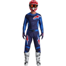 Alpinestars 2027 Racer Hunt Deep Blue/Fire Red Gear Combo