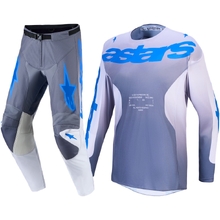 Alpinestars 2027 Racer Amber Ash Grey/Lilac/UCLA Blue Gear Set