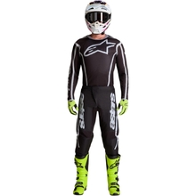 Alpinestars 2027 Fluid Apex V2 Black/Silver Gear Combo