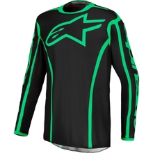 Alpinestars 2027 Fluid Apex V2 Black/Flo Green Jersey