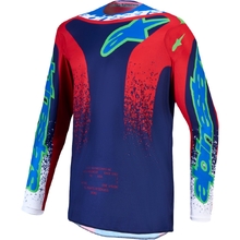 Alpinestars 2027 Fluid Drag Blue/Navy/Fire Red/White Jersey