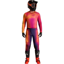 Alpinestars 2027 Fluid Kepler Dark Purple/Orange Gear Combo