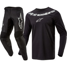 Alpinestars 2027 Fluid Graphite Black/Silver Gear Set