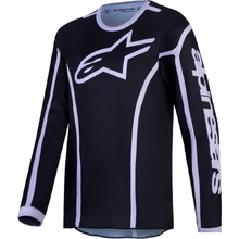 Alpinestars 2027 Fluid Apex V2 Black/Silver Kids Jersey