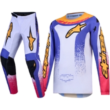 Alpinestars 2027 Fluid Drag Lilac/Blue/Iris Gold Kids Gear Set