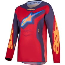 Alpinestars 2027 Fluid Hunt Fire Red/Greystone/Hot Coral Kids Jersey